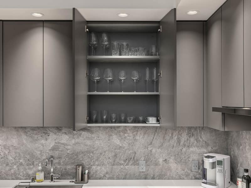 Built-in kitchen cabinetry and counter