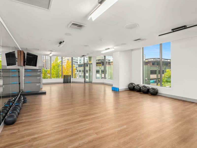 Studio fitness room