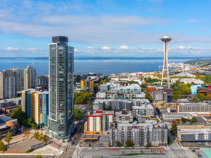 Daytime Seattle skyline